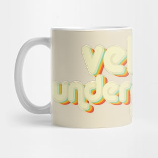 vintage color velvet underground Mug